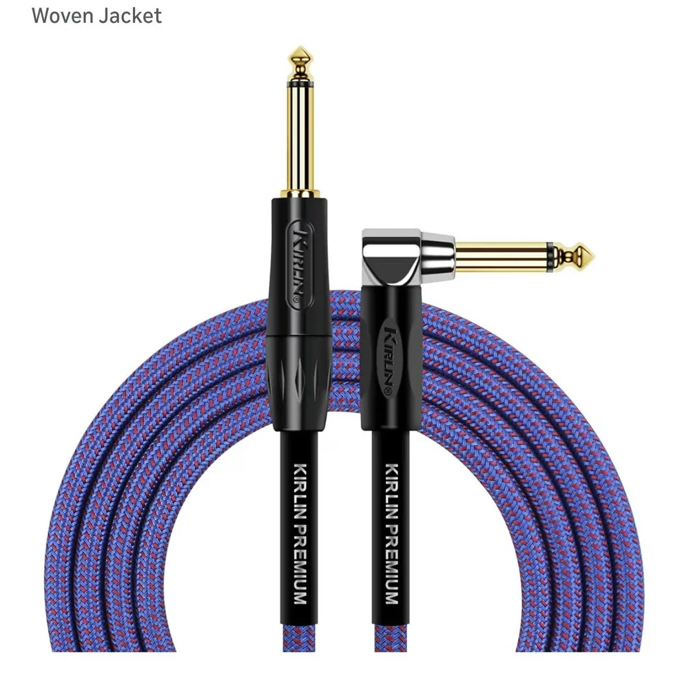 New Blue Gig Snake Blue Guitar Cable 20 Foot 1.4